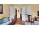 Inviting living room with hardwood floors, complemented by bright, airy walls and stylish, comfortable seating at 8506 Graham Rd, Denver, NC 28037