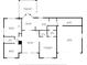 Detailed floor plan layout showcasing the home's room dimensions and layout at 924 Secrest Hill Dr, Monroe, NC 28110