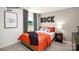 Charming bedroom with a playful theme, vibrant colors, and cozy textiles creates a fun and inviting space for relaxation at 925 Two Brothers Ln, York, SC 29745