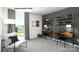 A modern office space with dual workstations, stylish decor, and ample natural light creates an inviting and productive atmosphere at 925 Two Brothers Ln, York, SC 29745