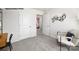 Bright office space featuring a comfortable chair, modern decor, and an open doorway enhances the sense of space at 925 Two Brothers Ln, York, SC 29745