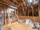 Unfinished basement ready for your dream design, showing exposed beams and utilities at 1001 Kingbird Ln # 15, Clover, SC 29710