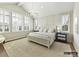 Serene bedroom with plantation shutters, neutral tones, and a decorative chandelier at 1001 Kingbird Ln # 15, Clover, SC 29710