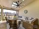 Covered outdoor living space, furnished with comfortable seating and scenic views at 1001 Kingbird Ln # 15, Clover, SC 29710