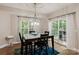 Cozy dining area with natural light and backyard access at 10044 Markus Dr, Mint Hill, NC 28227