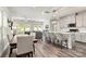 Open concept kitchen with large island and stainless steel appliances at 1028 Maltby St, Charlotte, NC 28217