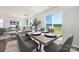 Light and bright dining area with patio access and contemporary furnishings at 1039 20Th Avenue Se Loop, Hickory, NC 28602