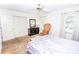 Bright bedroom featuring a large closet, natural light, and comfortable furnishings, offering a peaceful retreat at 110 Book Ct, Statesville, NC 28677