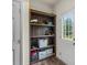 Hallway features a built-in bookshelf, providing ample storage, and a convenient entryway at 113 Robinette Ln, Statesville, NC 28625