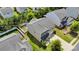 Stunning aerial view of a two-story home with a well-manicured lawn and a white fence-enclosed backyard at 116 Maggie Dr, Mount Holly, NC 28120