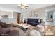 Stylish living room with hardwood floors, comfortable seating, and an open layout for a relaxed living experience at 1525 16Th Avenue Nw Cir, Hickory, NC 28601