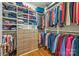 Spacious walk-in closet with custom shelving and ample storage for clothes and accessories at 1620 Arnold Dr, Charlotte, NC 28205
