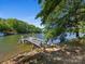 Lakeside dock perfect for swimming, boating, and enjoying the waterfront lifestyle at 17835 Terryglass Ln, Charlotte, NC 28278