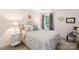 Stylized bedroom with a Paris theme, an iron bed frame, and a bright window at 200 Winter Flake Dr, Statesville, NC 28677