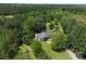 Beautiful home with mature trees, set on a spacious lot in a secluded, wooded area at 4636 Brown Creek Church Rd, Wadesboro, NC 28170