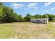 Aerial view of the home and large grass-filled backyard at 4750 Enochville Rd, Kannapolis, NC 28081