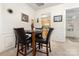 Eat-in dining area with a table, four chairs and an open view into the kitchen at 5141 Grandview Dr, Fort Mill, SC 29707