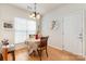 Bright dining area featuring wood floors, and a large window with lots of natural light at 5141 Grandview Dr, Fort Mill, SC 29707