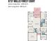 Detailed floor plan showcasing the layout of a spacious home with a patio, kitchen, and bedrooms at 8737 Mullis Forest Ct, Mint Hill, NC 28227
