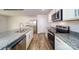 Modern kitchen with stainless steel appliances, granite counters, and a large island at 921 Two Brothers Ln, York, SC 29745