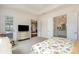 Spacious main bedroom with en-suite bathroom and access to outdoor patio at 10016 St Kitts Landing Ln, Charlotte, NC 28278