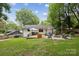 Inviting backyard with a patio, seating area, and a fire pit perfect for entertaining at 1021 Nancy Dr, Charlotte, NC 28211