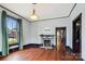 Inviting living room featuring hardwood floors and a vintage fireplace at 107 Hinton St, Chester, SC 29706