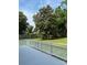 Scenic outdoor space with deck featuring lattice fencing and view to lush greenery at 111 Billy Joe Rd, Mooresville, NC 28117