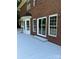 Spacious gray painted deck with white trim and brick facade provides outdoor space at 111 Billy Joe Rd, Mooresville, NC 28117