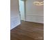 Dining room with beautiful trim and hardwood floors at 111 Billy Joe Rd, Mooresville, NC 28117
