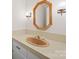 Classic bathroom features a vanity and decorative wall mirror at 1261 Westbrook Cir, Gastonia, NC 28052