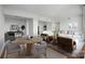 Spacious living room with modern decor, an open floor plan, and lots of natural light at 1315 East Blvd # 611, Charlotte, NC 28203