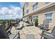 Condo patio featuring lounge chairs and outdoor space overlooking beautiful views at 1315 East Blvd # 611, Charlotte, NC 28203