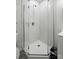 Clean bathroom design features a glass-enclosed shower and contemporary fixtures at 13821 David St, Huntersville, NC 28078