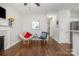 Inviting living room with a fireplace, wood floors, and a cozy seating area at 16121 Wrights Ferry Rd, Charlotte, NC 28278
