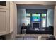 Open floor plan featuring a comfortable living room with a fireplace and a view from the kitchen at 1647 Backcreek Ln, Gastonia, NC 28054