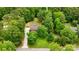 Aerial view of a home nestled among lush trees on a verdant, spacious lot at 2434 Olewoods Ct, Rock Hill, SC 29732