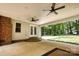 Spacious covered patio with ceiling fans and easy access to the backyard at 2434 Olewoods Ct, Rock Hill, SC 29732