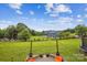 Expansive backyard with fire pit area, shed, and plenty of space for outdoor activities at 2843 Startown Rd, Lincolnton, NC 28092