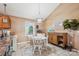 Eat-in kitchen with dining table and chairs, natural light, and attractive decor at 2843 Startown Rd, Lincolnton, NC 28092