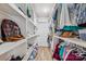 Spacious walk-in closet with custom shelving, and ample storage space at 2843 Startown Rd, Lincolnton, NC 28092