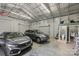 Inside this garage, find dual parking spaces alongside a convenient half-bath, catering to both practicality and comfort at 2908 Dylan Nw Pl, Concord, NC 28027
