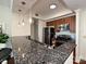 Stylish kitchen features pendant lighting, granite countertops, and stainless steel appliances at 300 W 5Th St # 723, Charlotte, NC 28202