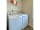 Convenient laundry area equipped with a washer and dryer, offering practicality and functionality at 3113 Bouquet St, Charlotte, NC 28215