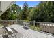 Large outdoor deck offering wooded views, perfect for entertaining and relaxing at 312 Walton Dr, Statesville, NC 28625