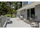 Outdoor deck with space for dining and relaxing, offering a private backyard view at 312 Walton Dr, Statesville, NC 28625