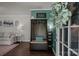 Welcoming entryway featuring stylish decor, seating, and a glimpse of the cozy living area at 312 Walton Dr, Statesville, NC 28625