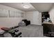 Home gym with exercise equipment and comfortable seating area at 312 Walton Dr, Statesville, NC 28625