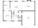 Main level floor plan showcasing kitchen, living, and dining rooms at 4002 Paddle Wheel Ln, Indian Trail, NC 28079