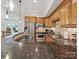 Elegant kitchen featuring stainless steel appliances, custom cabinetry, and granite countertops at 4290 Barbrick St, Sherrills Ford, NC 28673